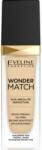 Eveline Cosmetics Wonder Match дълготраен течен фон дьо тен с хиалуронова киселина цвят 05 Light Porcelain 30ml