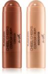 Barry M Chisel Cheeks кремообразен бронзант и озарител в стик duo balení 2x5 гр