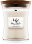 WoodWick Island Coconut ароматна свещ с дървен фитил 275 гр