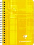 Clairefontaine Clairefonatine spirálfüzet, A6, 90 lap, vellum, sárga