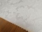 Cri Design Fata de masa damasc crem, calitate I, cu dantela 130x210 cm (FD-130x210-D) Fata de masa