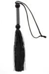  Fekete szilikon korbács Gp silicone flogger whip black