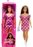 Mattel Fashionista Barátnők Baba - Pink-Lila pöttys ruhában (GRB62/FBR37)