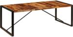 vidaXL Masă de bucătărie, 220x100x75 cm, lemn masiv de sheesham (247410) - vidaxl