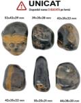 Palm Stone Onix Negru Naturala - 39-55 x 25-42 x 20-29 mm - (XXL) - Unicat