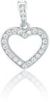 Silver Style Pandantiv din argint inima cu cristale - silvertime - 87,50 RON