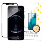 MG Full Glue Super Tough sticla temperata pentru iPhone 14 Plus / 13 Pro Max, negru