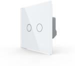 LIVOLO Intrerupator Dublu LIVOLO cu Touch din Sticla Securizata - Serie Noua