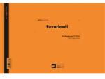  D. GEPJ. 17/V/UJ A4 fekvő "Fuvarlevél" tömbös nyomtatvány (D.GEPJ.17/V/UJ) - bestbyte