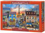 Castorland Пъзел Castorland от 500 части - Улиците на Париж (B-52684)