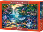 Castorland Puzzle Castorland din 1500 de piese - Paradis in jungla (C-151875-2) Puzzle