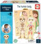 Educa Oktatójáték legkisebbeknek The Human Body Educa Ismerkedünk az emberi testtel képekkel 99 darabos 4 évtől (18842)