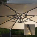 HI Instalație lumini solare cu LED pentru umbrelă, 130 cm (429145) - comfy