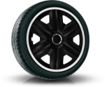NRM Capace pentru SEAT 16", FAST LUX ALB-NEGRU 4KS