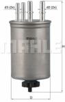 MAHLE filtru combustibil MAHLE KL 451 (KL 451) - automobilus