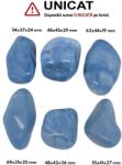 Palm Stone Cuart Albastru Natural - 48-69 x 35-45 x 19-29 mm - (XXL) - Unicat