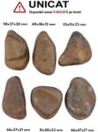 Palm Stone Bronzit Natural - 51-69 x 37-50 x 12-26 mm - (XXL) - Unicat