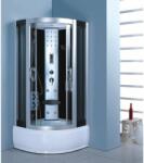 Inter Ceramic Хидромасажна душ кабина ЕЛЗА ICSH 2213, 130x130x220см, 5мм (2213NEW)