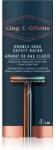 Gillette King C. Double Edge borotva + cserepenge 5 db