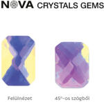 Crystalnails NOVA Crystal Gems Formakő - 4x6 mm tégla (aurora)