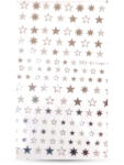 Crystalnails CN köröm matrica (353-silver) ezüst csillagok