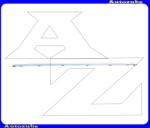 RENAULT CLIO 5 2019.10-2023.09 Hátsó lökhárító krómdíszléc RN3321255