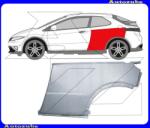 Honda CIVIC 8 2009.01-2012.05 /FD-FK/ Hátsó sárvédő alsórész bal "3 ajtós" (javítólemez) POTRYKUS P382983-3