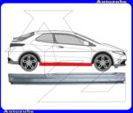Honda CIVIC 8 2009.01-2012.05 /FD-FK/ Küszöb jobb "3 ajtós" (külső javítólemez) POTRYKUS P382942