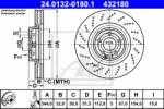 ATE Disc frana ATE 24.0132-0180.1 (24.0132-0180.1)