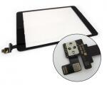  Apple iPad mini, iPad mini 2 retina érintőpanel, érintőképernyő fekete (csatlakozóval, IC-vel és homegomb átvezető fóliával) OEM