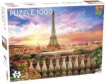 TACTIC 1000 db-os puzzle - A világ körül - Eiffel-torony (56628) (56628)