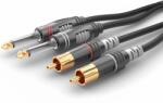 Sommer Cable Basic HBA-62C2-0150 1, 5 m Negru Cablu Hi-Fi audio (HBA-62C2-0150)