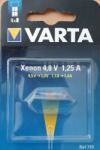 VARTA 733 xenon izzó 4, 8V 1, 25A