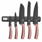 Berlinger Haus Set cutite otel inoxidabil cu suport magnetic (6 piese) I-Rose Collection Berlinger Haus BH 2538A (BH/2538A)