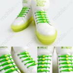 MH Protect Szilikon cipőfűző szett 14 darab zöld