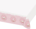 Amscan Față de masă din hârtie - roz / Swan 120 x 180 cm Fata de masa