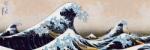 EUROGRAPHICS 6010-5487 - Panoráma puzzle - Great Wave of Kanagawa, Hokusai - 1000 db-os puzzle (6010-5487)