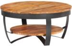 vidaXL Măsuță de cafea, 65 x 65 x 32 cm, lemn masiv de acacia (289616) Masa de cafea