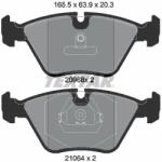 TEXTAR set placute frana, frana disc TEXTAR Q+ 2096801 (2096801)