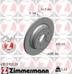 ZIMMERMANN Disc frana ZIMMERMANN COAT Z 610.3703. 20 (610.3703.20)