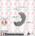 ZIMMERMANN Tambur frana ZIMMERMANN COAT Z 230.1910. 20 (230.1910.20)
