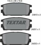 TEXTAR set placute frana, frana disc TEXTAR 2381301 (2381301)