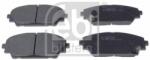 Febi Bilstein set placute frana, frana disc FEBI BILSTEIN 116323 (116323)