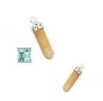  Pandantiv Aventurin Galben Obelisc - 43-47 x 8-10 mm - 1 Buc