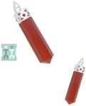  Pandantiv Jasp Rosu Obelisc - 42-48 x 8-10 mm - 1 Buc