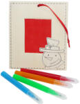 Free&Easy Set creativ de confectionat rama foto mic cu om de zapada