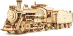 Robotime Puzzle 3D Locomotiva cu abur, Lemn, 308 piese (MC501)
