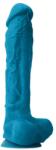 NS Novelties Dildo Clasic Colours Pleasures, Albastru, 25 Cm Dildo
