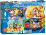Ravensburger Mancs őrjárat sziluett puzzle 4,6,8,10 db-os (06979)