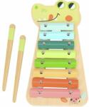 Tooky Toy Krokodilos fa xilofon vidám színekkel (TF570)